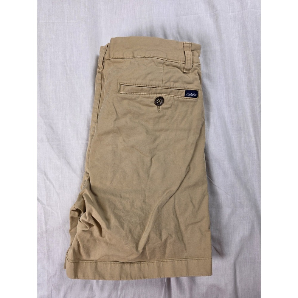 Chubbies Shorts Mens 30 Beige 7 Inch Inseam Regular Fit Chino Casual Summer